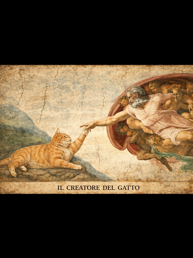 IL CREATORE DEL GATTO by GenArtWear