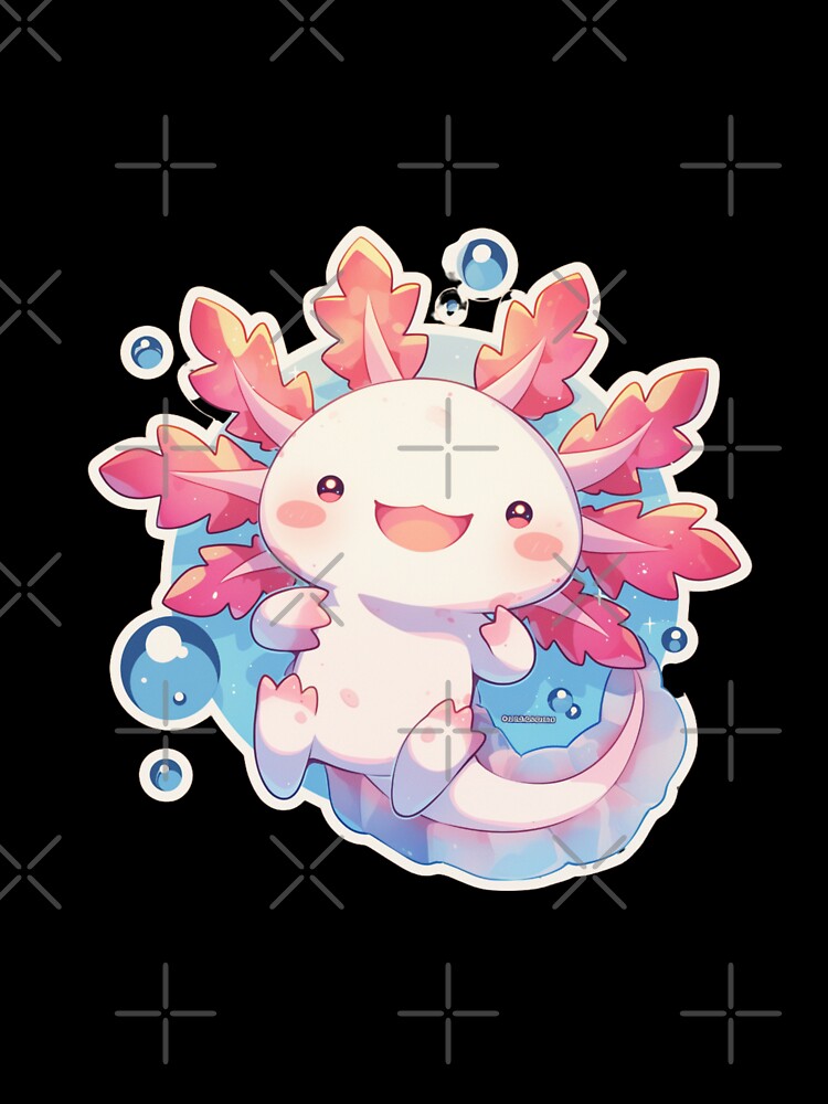 Cute happy axolotl by PatternFly T-Shirts, Hoodie, Sweatshirt | BlankRebels.com (Image 3)