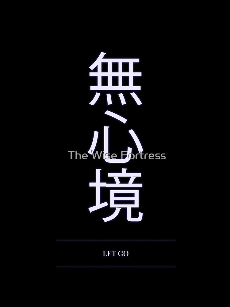 Minimal Kanji Typography Poster (Let Go) by The Wise Fortress T-Shirts, Hoodie, Sweatshirt | BlankRebels.com (Image 3)