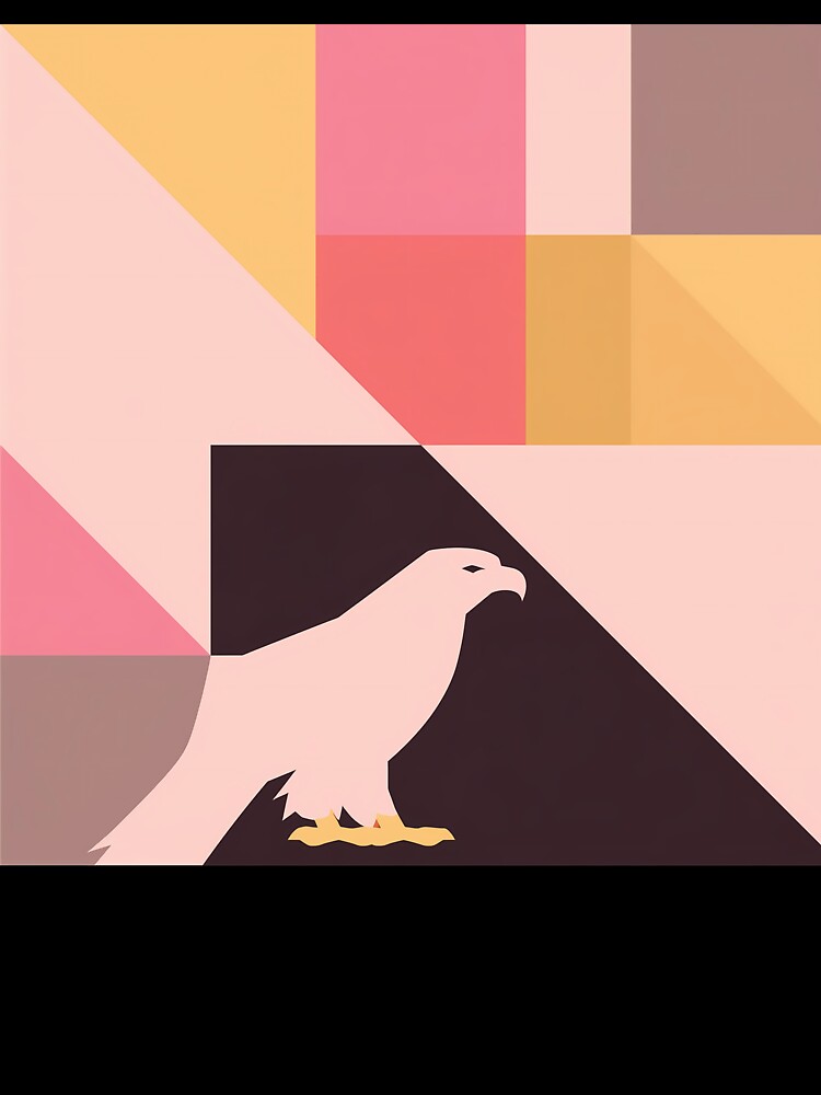 Wedge Tailed Eagle Bauhaus Style Art by OzzFrequency
