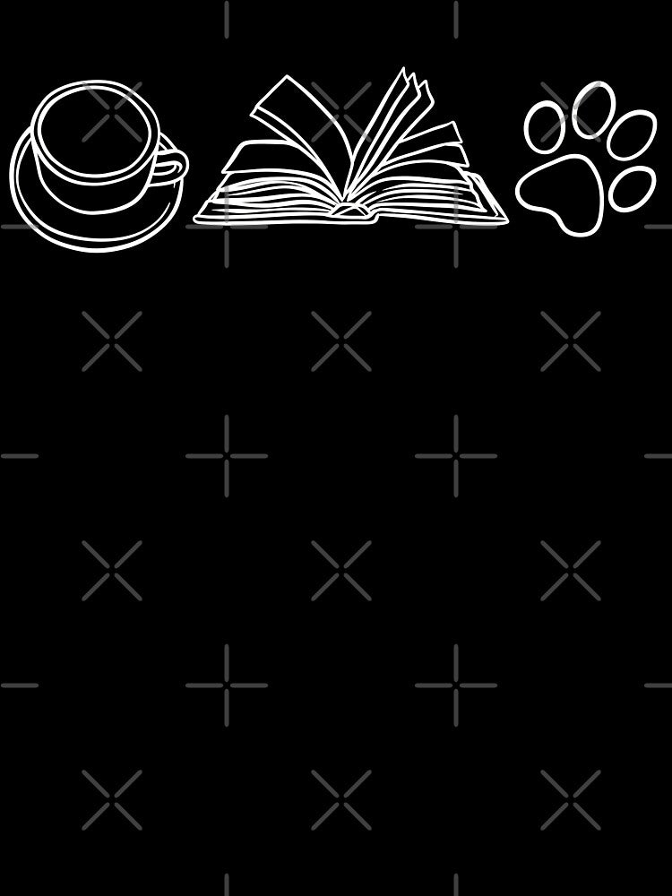 Coffee. Books. Dogs. by artofaga T-Shirts, Hoodie, Sweatshirt | BlankRebels.com (Image 3)