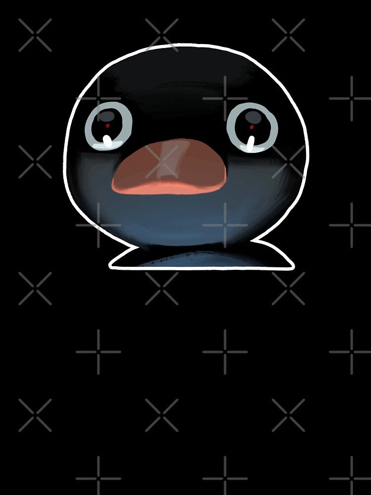 Terrified Pingu Meme (Yellow BG) by FilipeFerreira