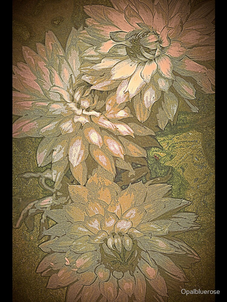 VINTAGE SEPIA TONED FLORAL by Opalbluerose T-Shirts, Hoodie, Sweatshirt | BlankRebels.com (Image 3)