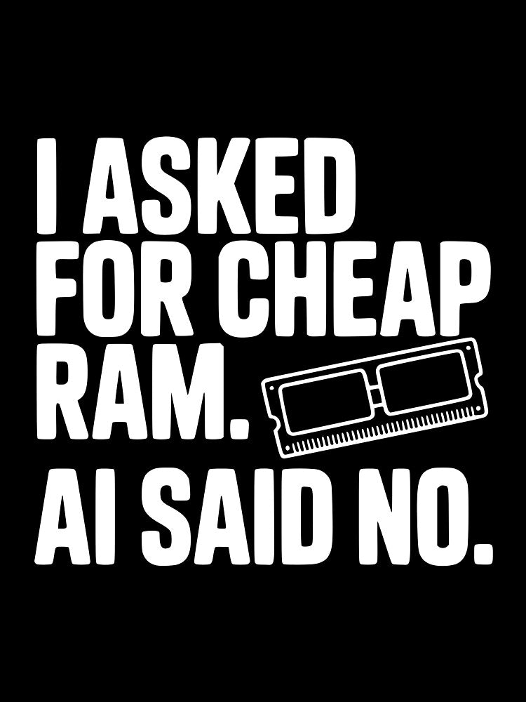 I Asked for Cheap RAM. AI Said No. by Frank Ring T-Shirts, Hoodie, Sweatshirt | BlankRebels.com (Image 3)