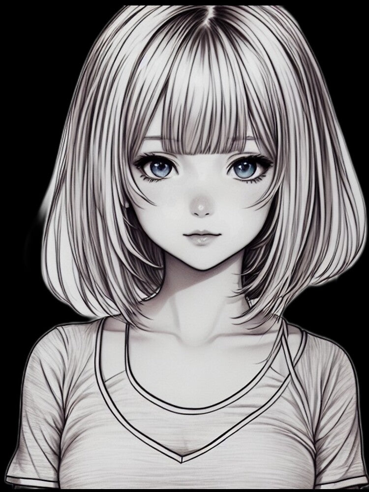 Ani Manga Art Girl T-Shirts, Hoodie, Sweatshirt