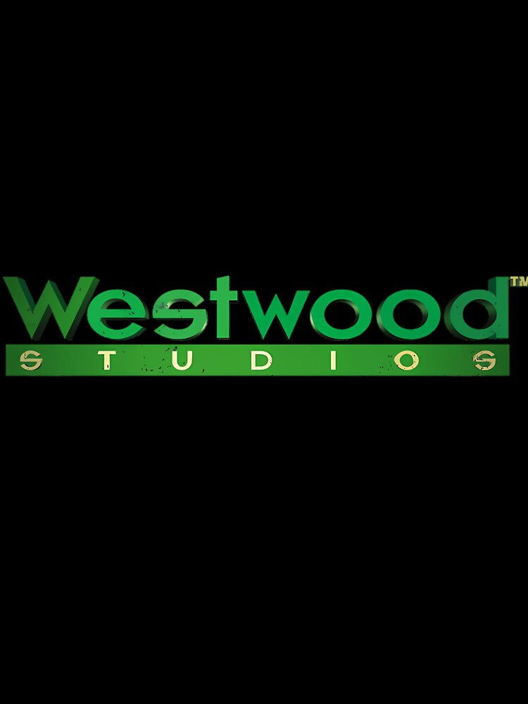 Westwood Studios Retro Video Game Company Logo With Weathered Effect by Coolken kurrrr T-Shirts, Hoodie, Sweatshirt (Image 3)