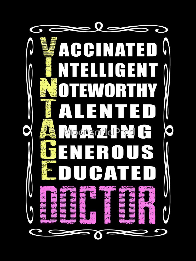 Vintage Acronym Retiring Doctor | Dr. | MD | Physician by MoonsmileProd T-Shirts, Hoodie, Sweatshirt (Image 3)