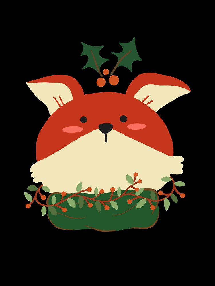 Running Fox with mistletoe by garhoud T-Shirts, Hoodie, Sweatshirt | BlankRebels.com (Image 3)