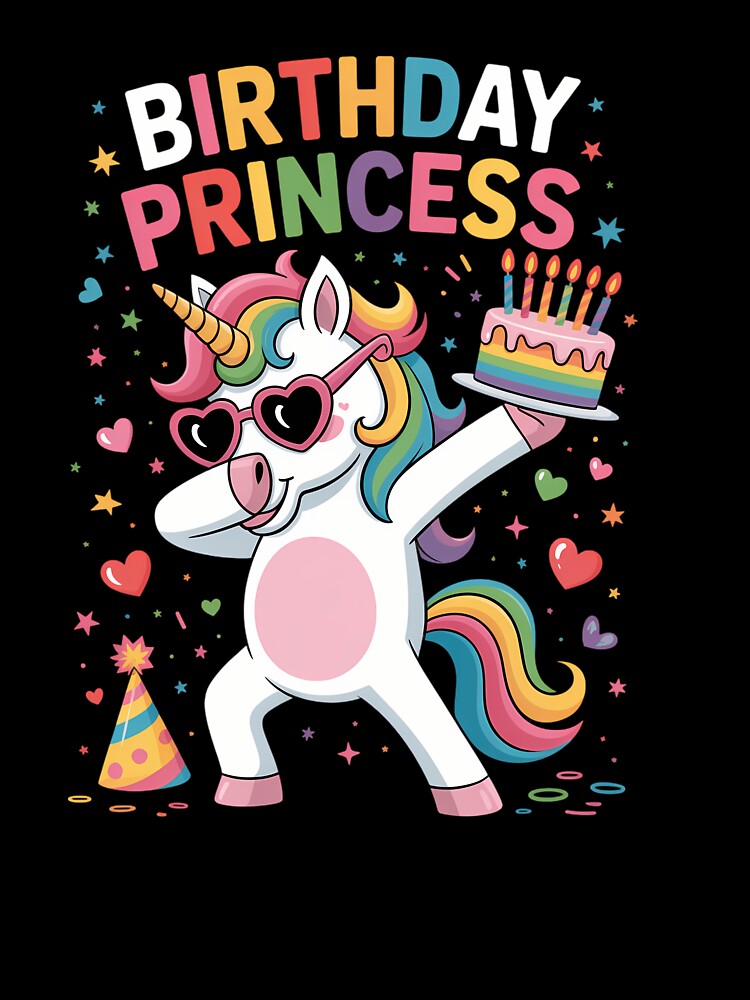 Birthday Dabbing Unicorn Cute by pisliturabcons T-Shirts, Hoodie, Sweatshirt | BlankRebels.com (Image 3)