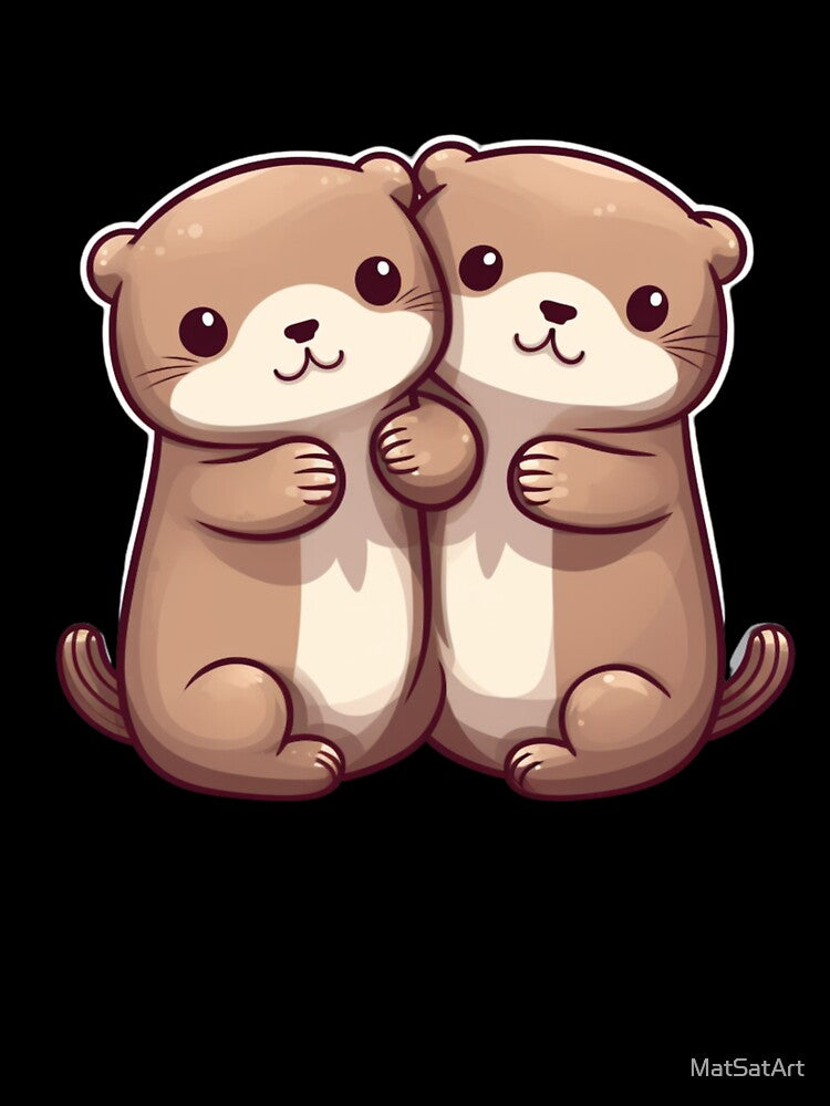 Significant Otters. Funny Gifts For Otters Lovers by MatSatArt T-Shirts, Hoodie, Sweatshirt | BlankRebels.com (Image 3)