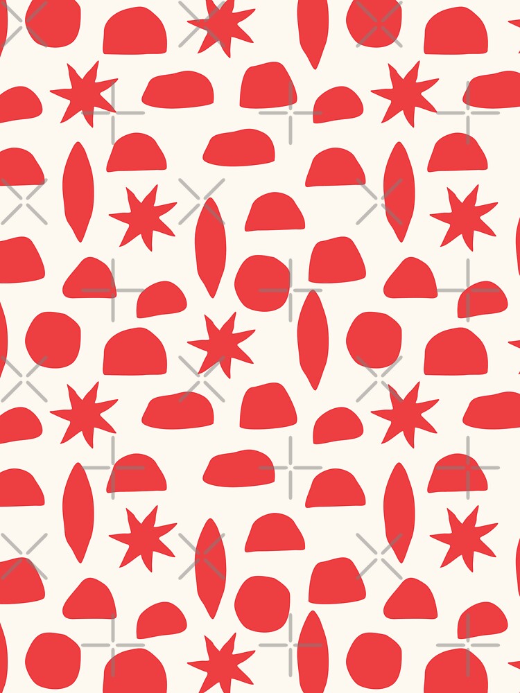 BOHO HENRI MATISSE CHARCOAL VINTAGE RED ON CREAM by blomastudios T-Shirts, Hoodie, Sweatshirt | BlankRebels.com (Image 3)