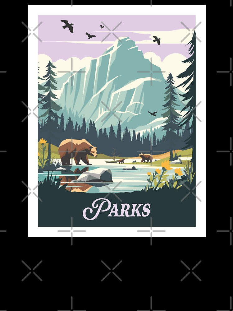 PARKS - Poster Inspired by Parks / Retro Board Game Poster / Wall Art Print / Fantasy, Board Game, RPG, DnD /... (Image 3)