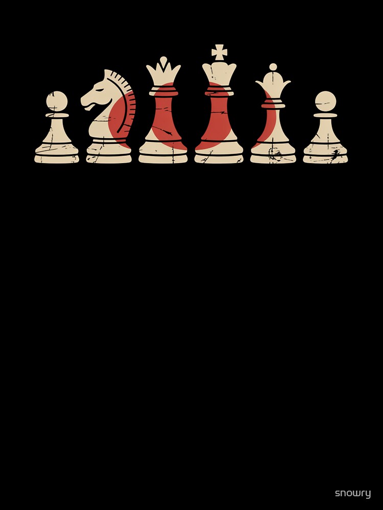 Japan flag chess pieces Japanese chess player by snowry T-Shirts, Hoodie, Sweatshirt | BlankRebels.com (Image 3)
