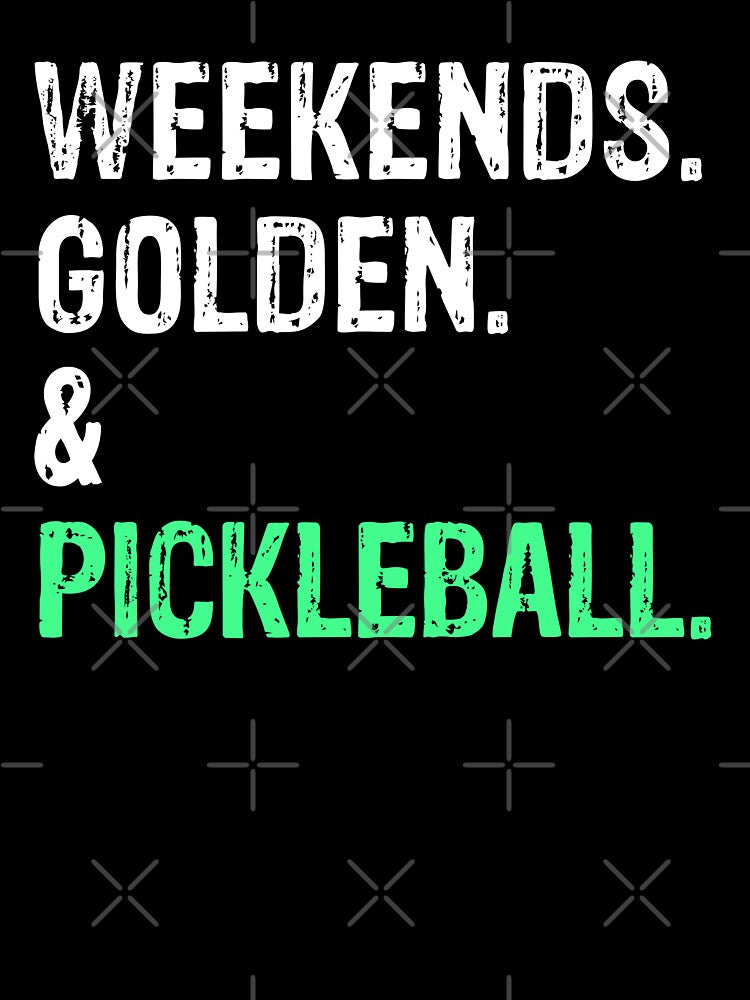 Weekends Golden Retriever Doodle and Pickleball Gift by Guarddogdrive T-Shirts, Hoodie, Sweatshirt (Image 3)