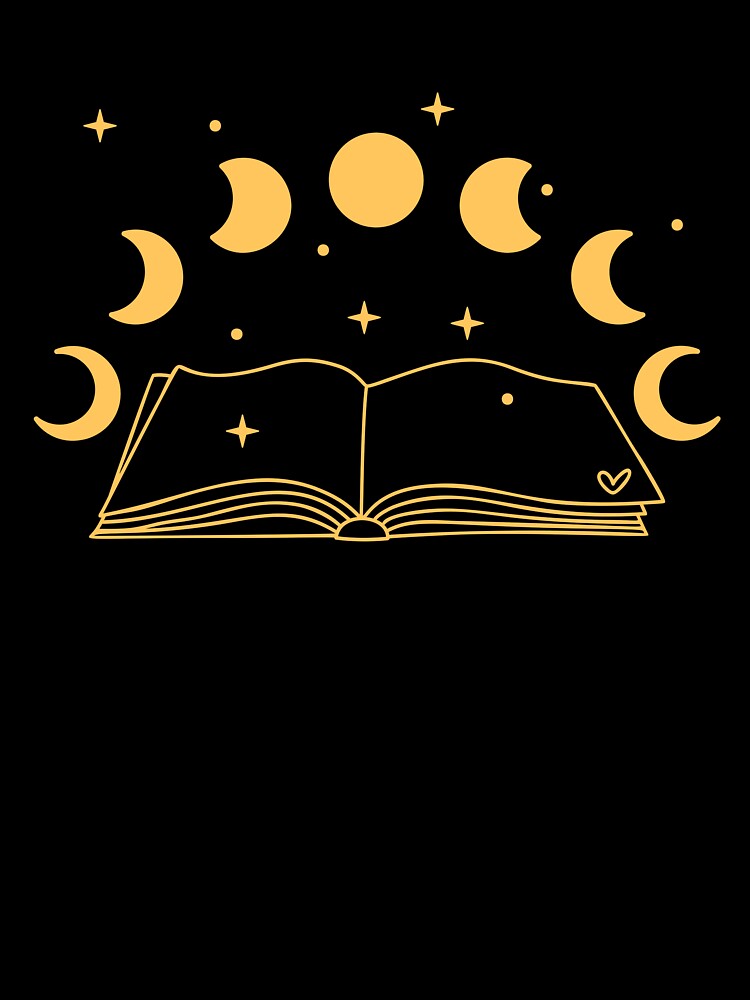 moon phase book by broadwaygirl142 T-Shirts, Hoodie, Sweatshirt | BlankRebels.com (Image 3)