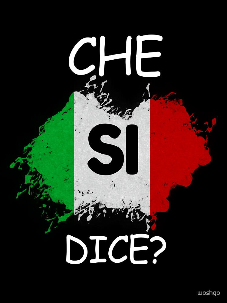 Che Si Dice? Funny Italian Saying What's Up? How's It Going? by woshgo