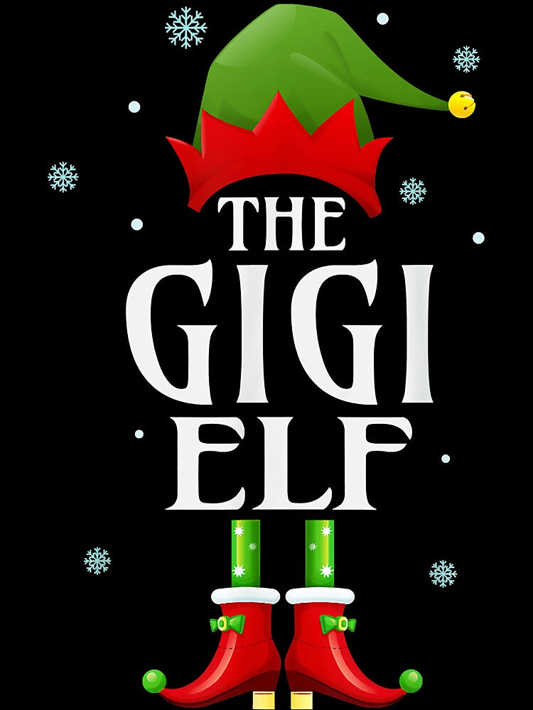Gigi Elf Xmas Matching Family Group Christmas Party Pajama by JacalynVick T-Shirts, Hoodie, Sweatshirt (Image 3)
