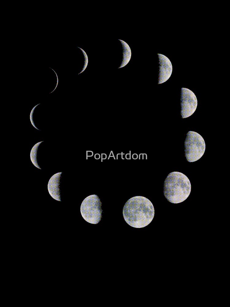 Awesome Luna Moon Phases by PopArtdom T-Shirts, Hoodie, Sweatshirt | BlankRebels.com (Image 3)