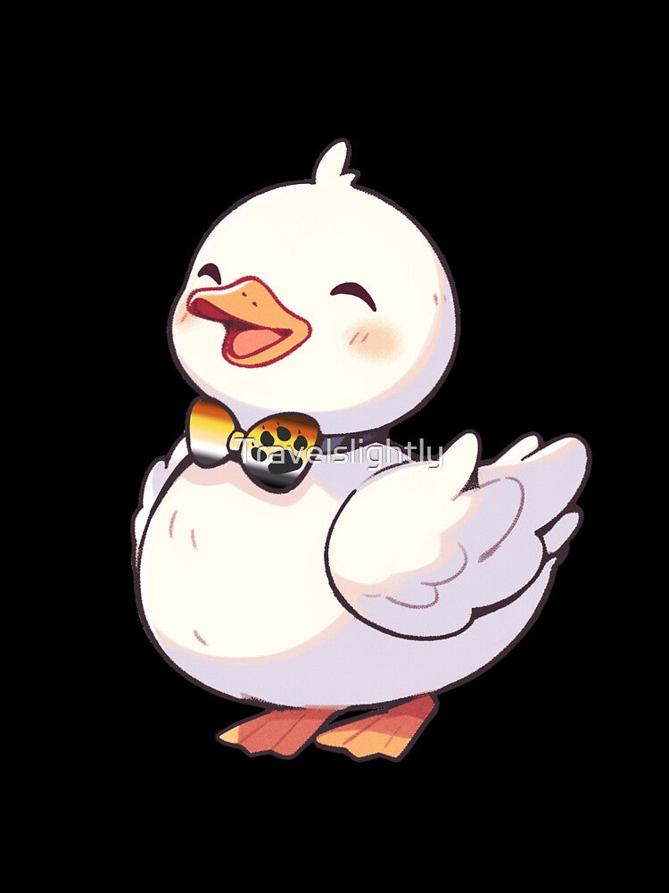 Cute Ducky with Gay Bear Pride Flag Bow Tie, Kawaii Bear Pride Duck Design by Travelslightly T-Shirts, Hoodie,... (Image 3)