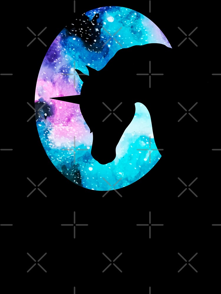 Galaxy Unicorn Silhouette by Lady-Lilac T-Shirts, Hoodie, Sweatshirt | BlankRebels.com (Image 3)
