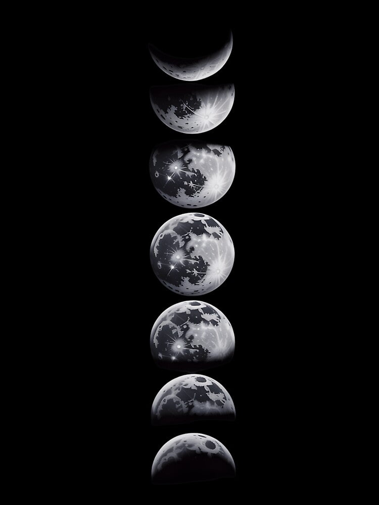 Moon Phase Chart by znkeaaxrh99 T-Shirts, Hoodie, Sweatshirt | BlankRebels.com (Image 3)