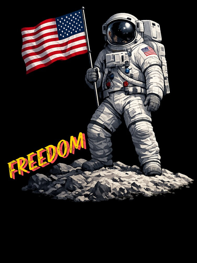 Freedom Astronaut by BsDrip T-Shirts, Hoodie, Sweatshirt | BlankRebels.com (Image 3)