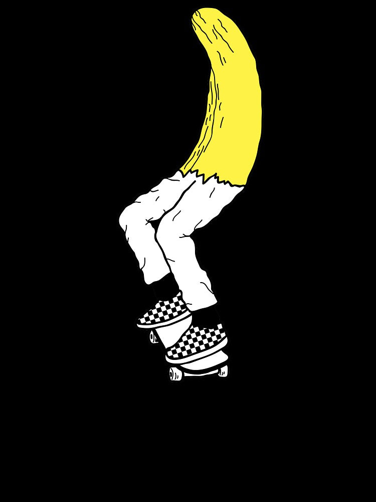 Funny Banana Skateboarding by hanimaarvia T-Shirts, Hoodie, Sweatshirt | BlankRebels.com (Image 3)