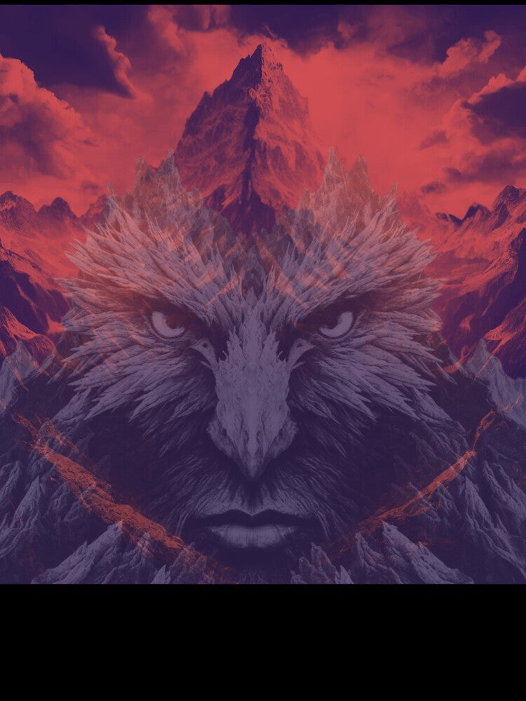 Eagle and the mountains by JAGA-ALIME T-Shirts, Hoodie, Sweatshirt | BlankRebels.com (Image 3)