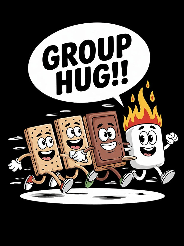 Group Hug Marshmallow Campfire Smores Funny Camping 11 by VerseFarm T-Shirts, Hoodie, Sweatshirt | BlankRebels.com (Image 3)