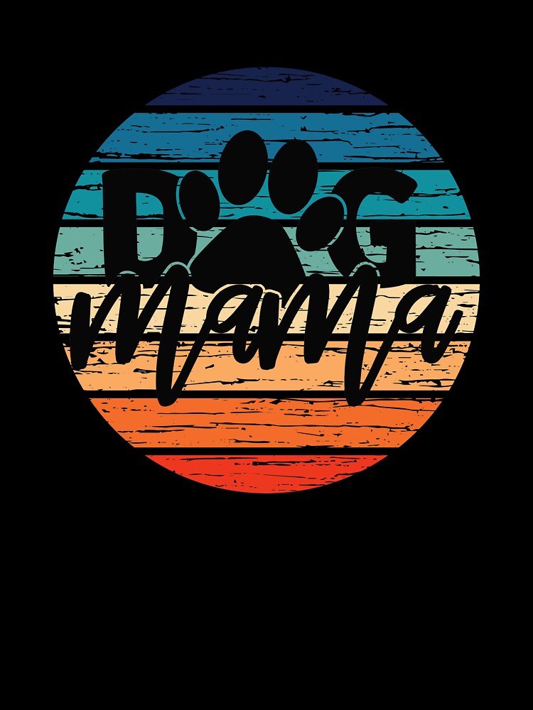 Dog Mama - Vintage Style Dog by casestees T-Shirts, Hoodie, Sweatshirt | BlankRebels.com (Image 3)