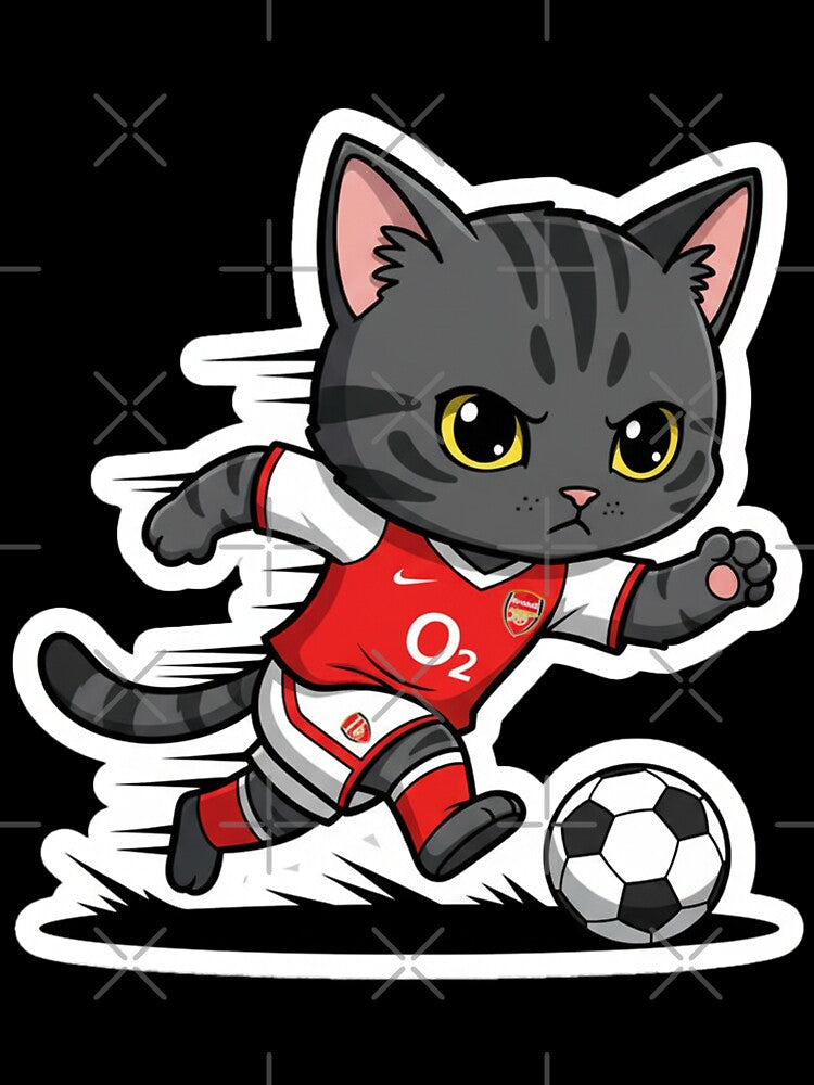 Arsenal Football Club - Thierry Henry Cat by ArsyArt
