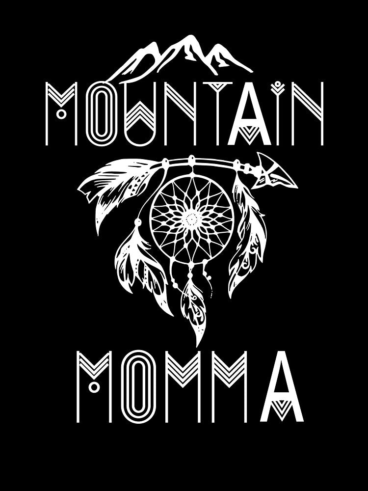 Womens Outdoor Mountain Momma Funny Mountain Lovers Gift Design by Sapphire Star T-Shirts, Hoodie, Sweatshirt (Image 3)