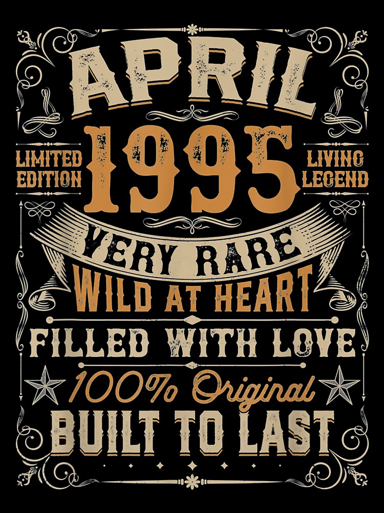 Born April 1995 26th Retro 26 Years Old T-Shirts, Hoodie, Sweatshirt