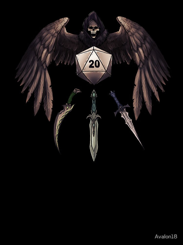 DnD - rogue class symbol by Avalon18 T-Shirts, Hoodie, Sweatshirt | BlankRebels.com (Image 3)