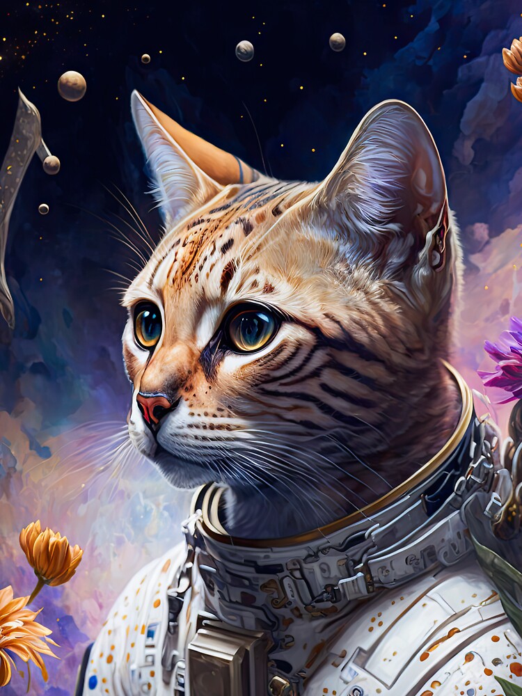 Gerard The Bengal Cat Astronaut Cat Space Cat 5 by idreamaboutcats T-Shirts, Hoodie, Sweatshirt | BlankRebels.com (Image 3)