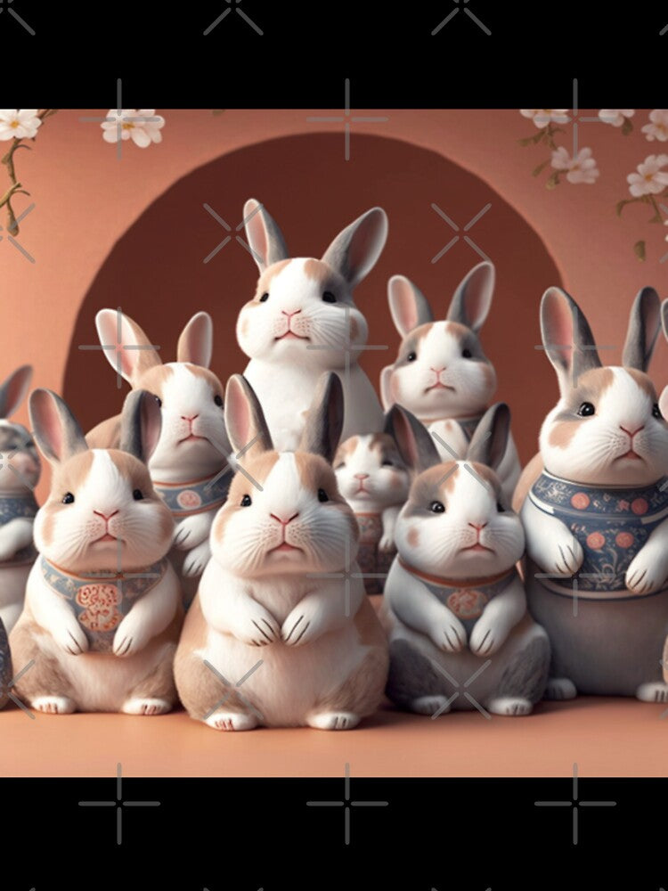 T-shirts with rabbits to celebrate the Chinese New Year by BeerBot Hoodie, Sweatshirt | BlankRebels.com (Image 3)