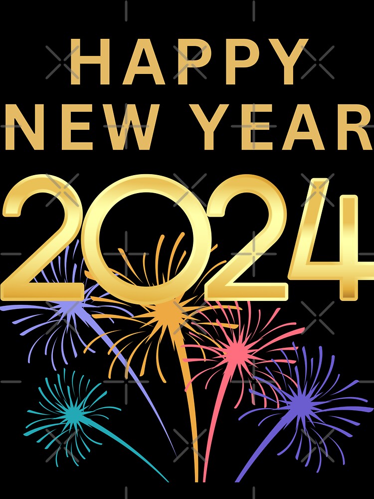 Happy New Year 2024 by Simo0455 T-Shirts, Hoodie, Sweatshirt | BlankRebels.com (Image 3)