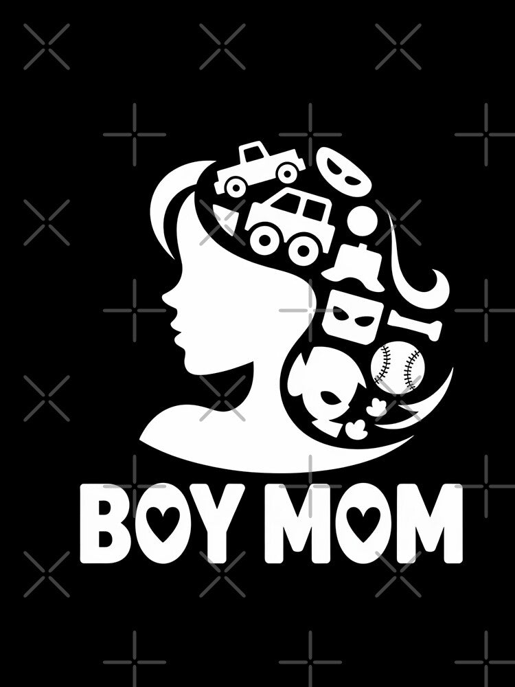 Rough & Tumble Boy Mom Pride Tees - Blue Designs by Reichcorp Hoodie, Sweatshirt | BlankRebels.com (Image 3)