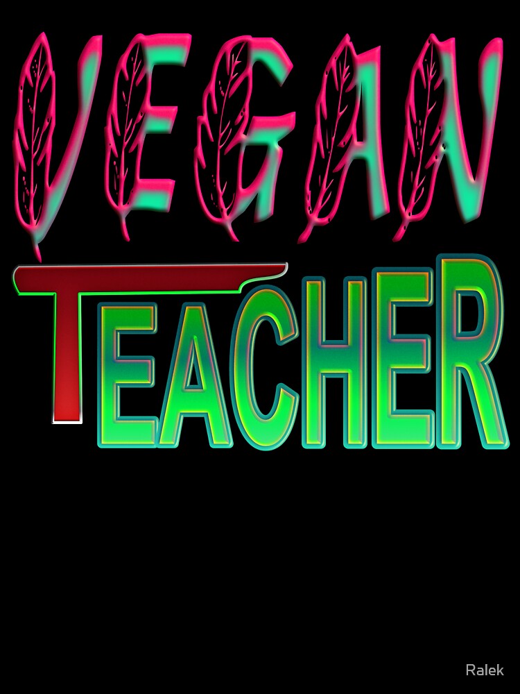 THAT FUNNY AND AMAZING VEGAN TEACHER by Ralek T-Shirts, Hoodie, Sweatshirt | BlankRebels.com (Image 3)