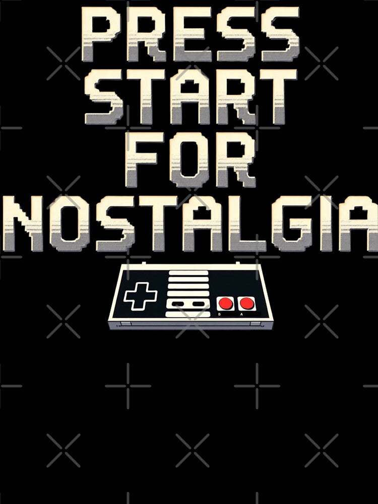 Press Start For Nostalgia by PerkzPrints T-Shirts, Hoodie, Sweatshirt | BlankRebels.com (Image 3)