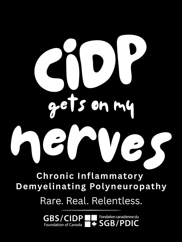 CIDP Gets on My Nerves by GBS-CIDPCanada T-Shirts, Hoodie, Sweatshirt | BlankRebels.com (Image 3)