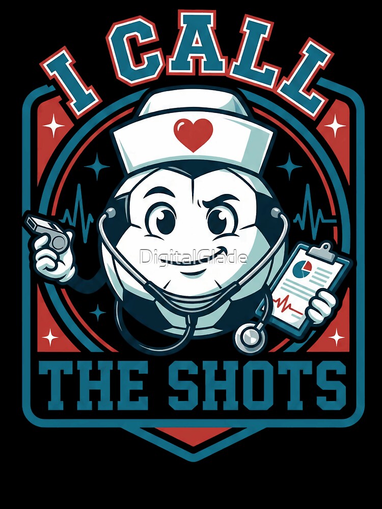 I Call The Shots - Nurse Soccer Badge by DigitalGlade