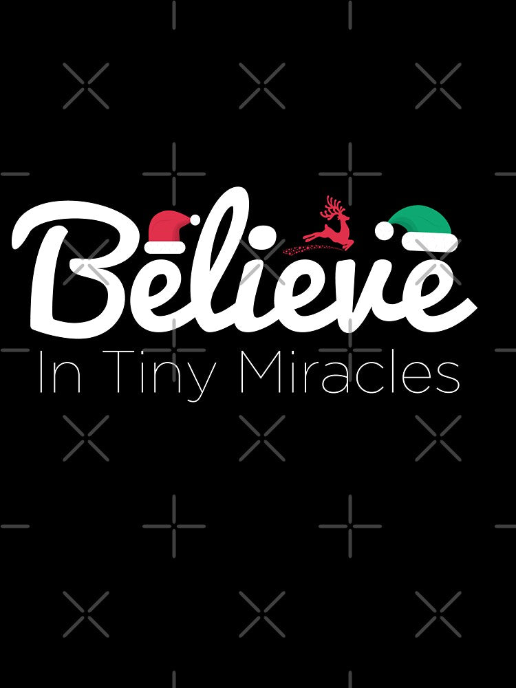 Christmas Nurse Believe In Tiny Miracles -Christmas Pajamas Family Matching by zakibenj T-Shirts, Hoodie,... (Image 3)