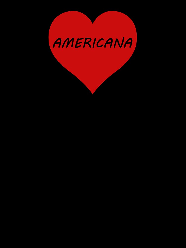 Americana Love Classic Retro Heart by SpotterArt T-Shirts, Hoodie, Sweatshirt | BlankRebels.com (Image 3)