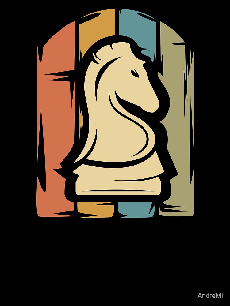 vintage knight illustration - chess clubs and chess players by AndreMi T-Shirts, Hoodie, Sweatshirt (Image 3)