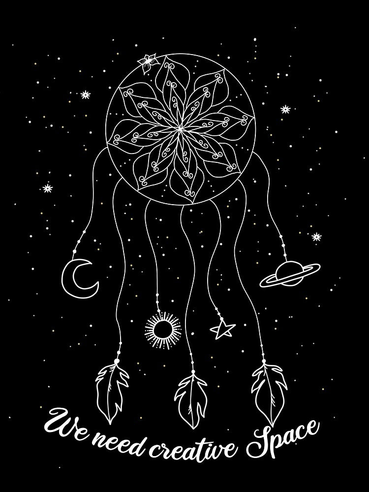 Dream Catcher Galaxy Space by AOCreativeProd T-Shirts, Hoodie, Sweatshirt | BlankRebels.com (Image 3)