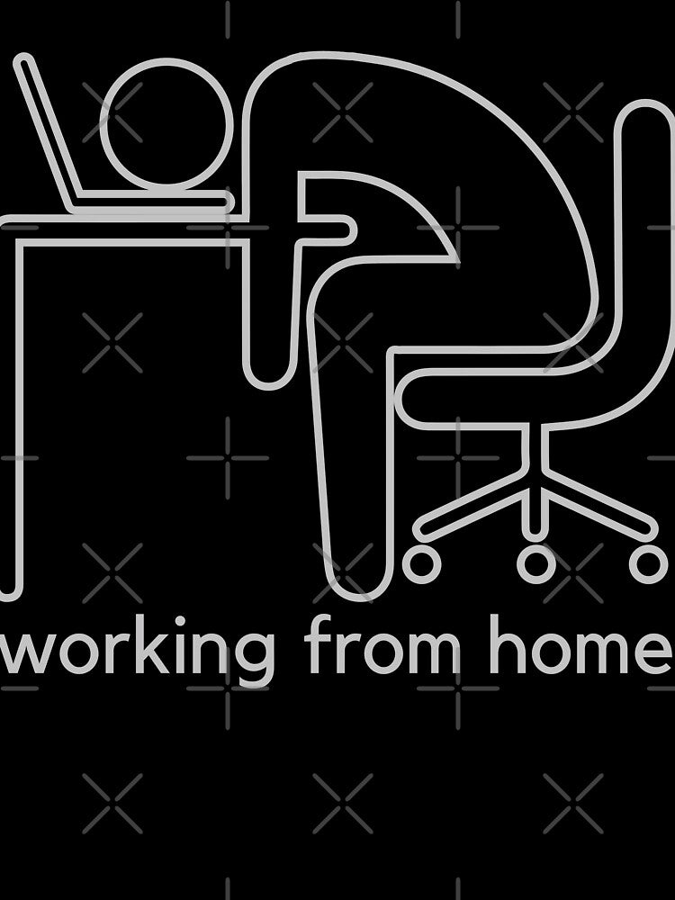 WORKING FROM HOME by DeeATX T-Shirts, Hoodie, Sweatshirt | BlankRebels.com (Image 3)