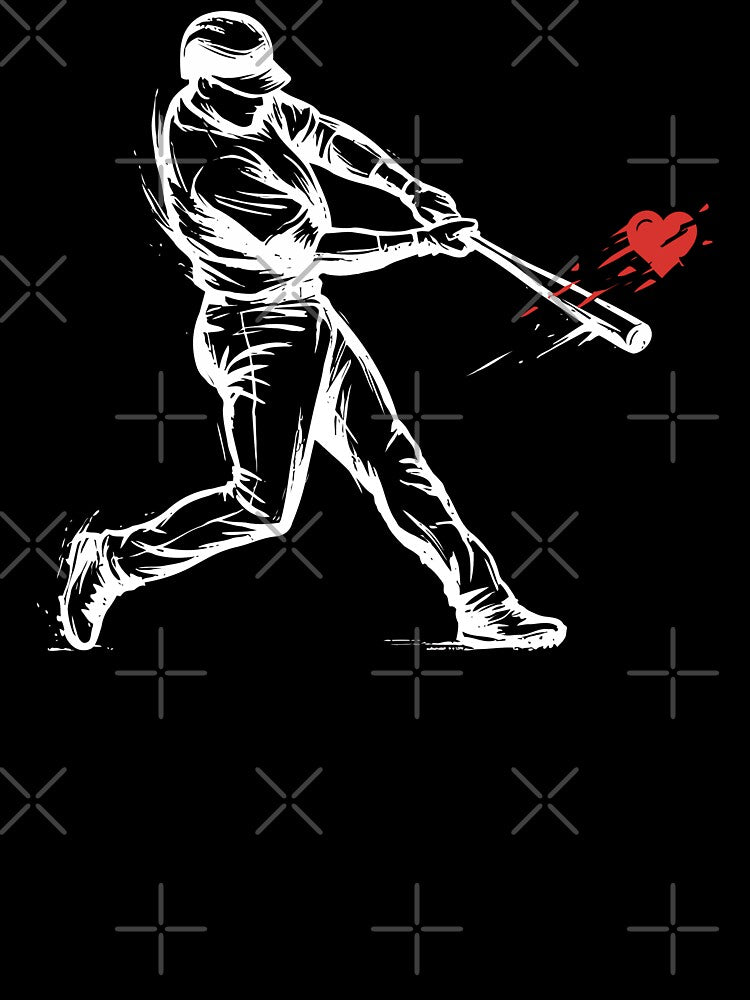 Love of Baseball Heart Swing by Digital Art Works  Hub