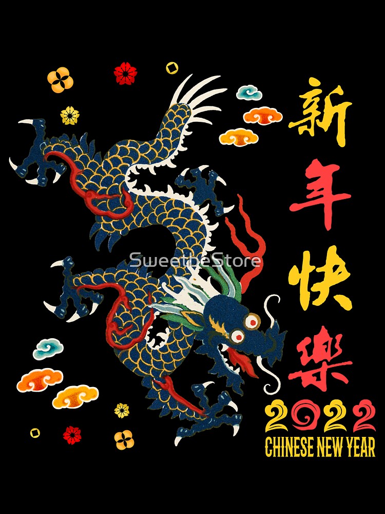 Happy Chinese New Year 2022, Lunar New Year Dragon by SweetbeStore T-Shirts, Hoodie, Sweatshirt | BlankRebels.com (Image 3)