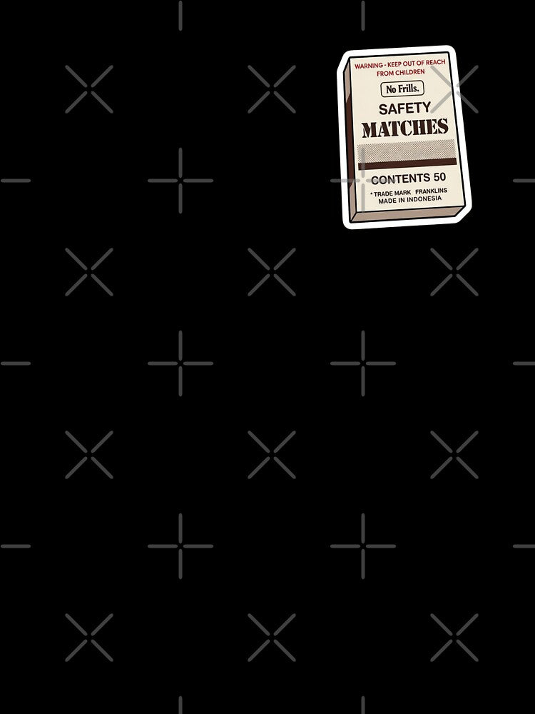No Frills matches (Franklins Australia Supermarket 1970s 1980s 1990s) Retro by Vintage Vista Stickers T-Shirts,... (Image 3)